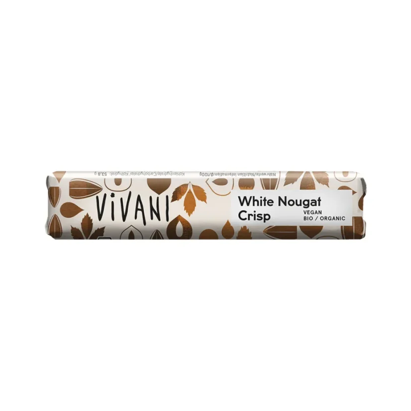 BIO Tyčinka bílý nugát s oříšky vegan 35 g