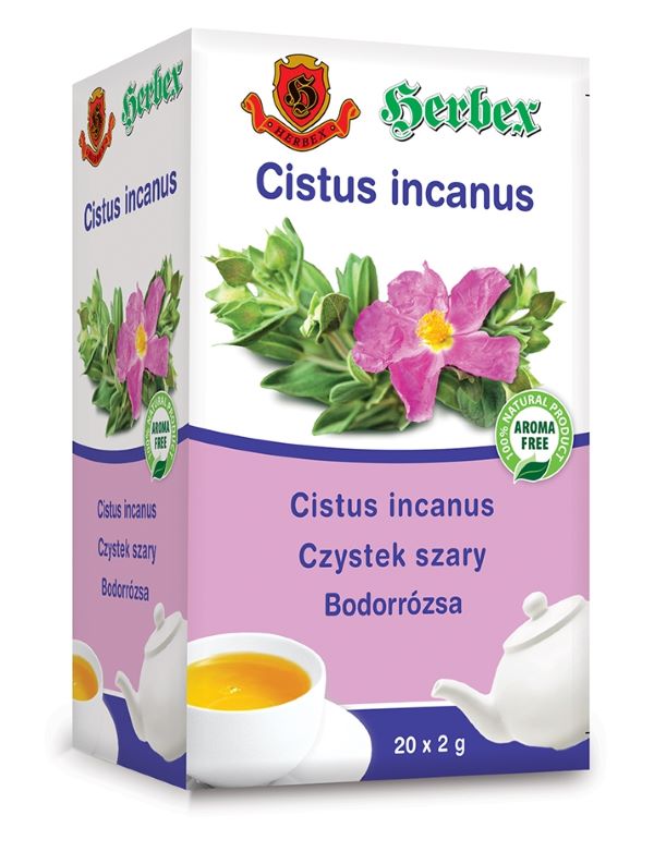 Cistus incanus čaj 20 x 2 g Cistus incanus čaj 20 x 2 g