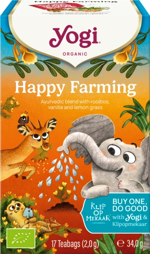 BIO Happy farming Yogi tea 17 sáčků 34 g BIO Happy farming Yogi tea 17 sáčků 34 g