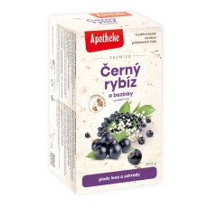 Čaj Černý rybíz a Bezinky PREMIER 20 x 2 g