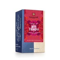 BIO bylinný čaj - Štěstí je® být ženou Sonnentor 30,6 g / 18 sáčků