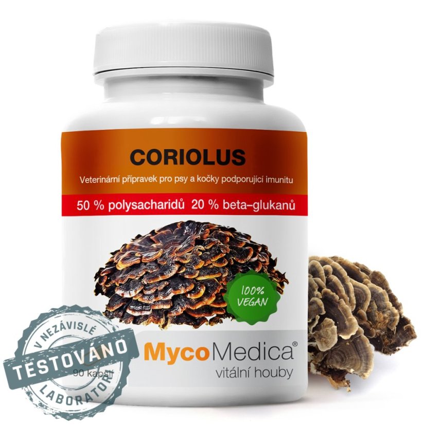 Coriolus 50% extrakt 90 kapslí Coriolus 50% extrakt 90 kapslí