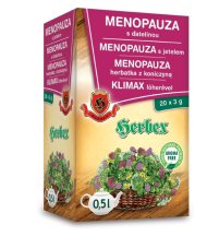 Menopauza s jetelem HERBEX 20 x 3 g