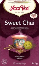 Bio Sladký chai Yogi Tea 17 x 2 g