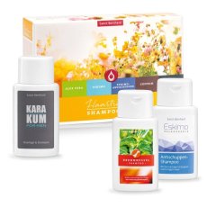 Dárková sada šamponů:  Kopřiva, Kofein, Aloe Vera, Eskimo, Eskimo na lupy, Karakum 6x 100 ml