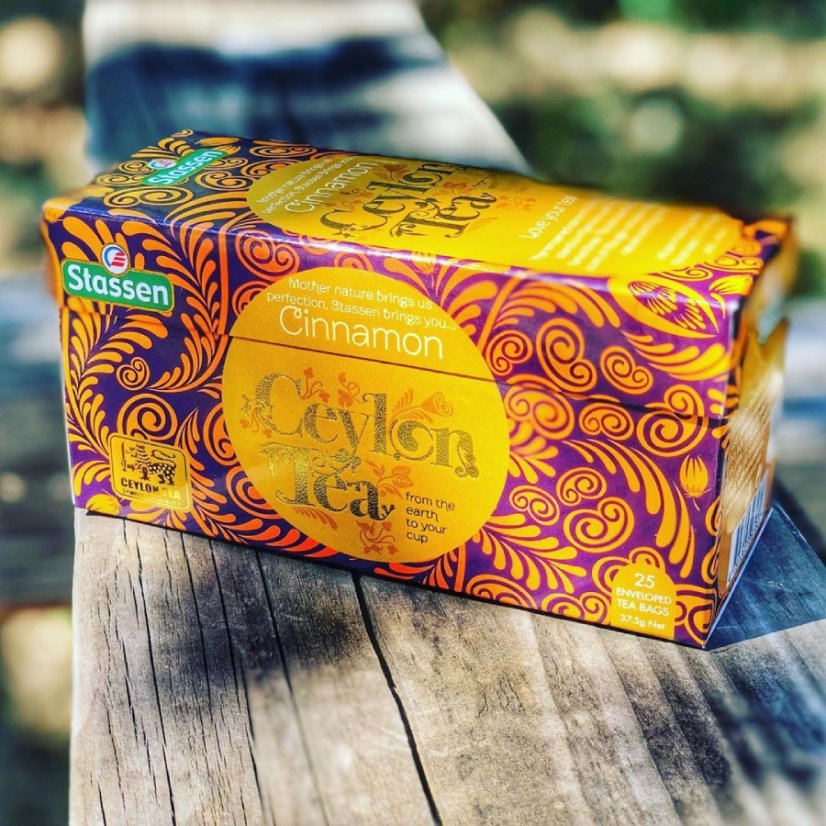 Černý čaj - Stassen Cinnamon Black Black Tea 25 x 1,5 g