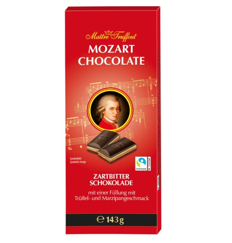 Mozart Chocolate - hořká čokoláda 143 g