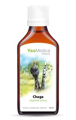 YaoMedica 030 Chaga - Rezavec šikmý tinktura 50 ml