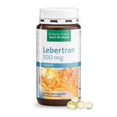 Olej z tresčích jater 500 mg 200 kapslí