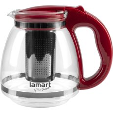 Lamart čajová konvice Verre červená 1,5 l