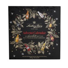 Adventní kalendář - Prémiové likéry v hořké čokoládě Anthon Berg 375 g
