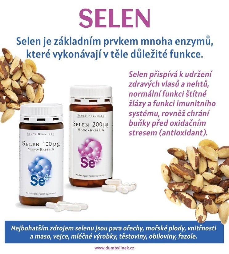 Selen 100 ?g 180 kapslí
