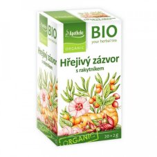 BIO Hřejivý zázvor s rakytníkem čaj Apotheke 20x2g