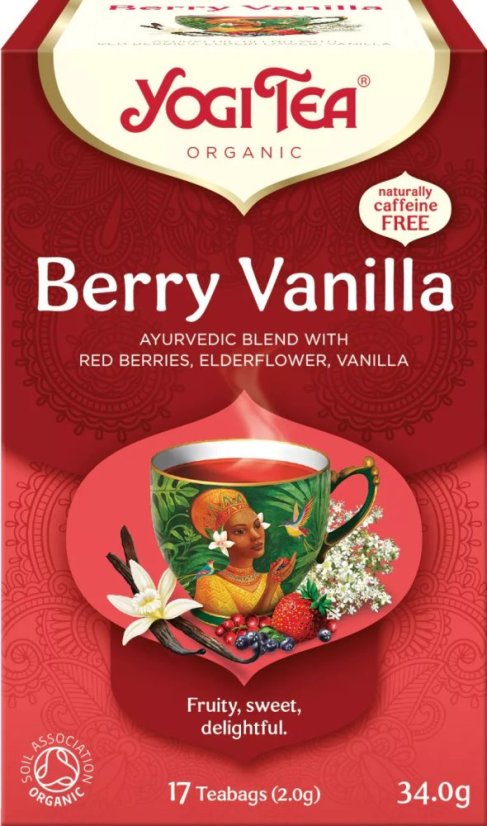 Bio Berry Vanilka Yogi Tea 17 x 2 g
