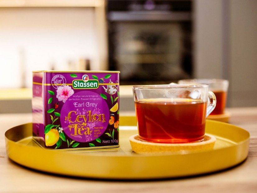 Černý čaj - Stassen Earl Grey Black Tea plech 100 g