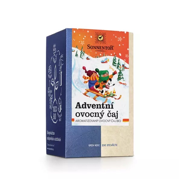 BIO Adventní ovocný čaj SONNENTOR 50,4 g / 18 sáčků BIO Adventní ovocný čaj SONNENTOR 50,4 g / 18 sáčků