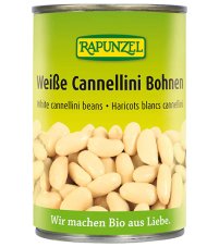 Bio bílé fazole sterilované RAPUNZEL 400 g