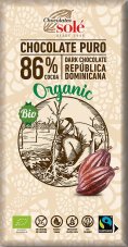 Bio hořká čokoláda 86% SOLÉ 100 g
