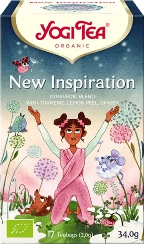 BIO New Inspiration Yogi tea 17 sáčků 34 g