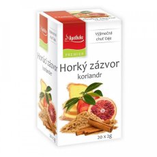 PREMIER Horký zázvor a koriandr čaj 20x2g