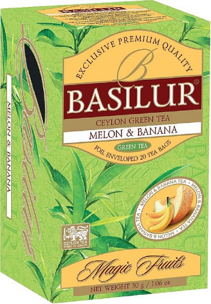 Zelený čaj - BASILUR Magic Melon & Banana 20x1,5g