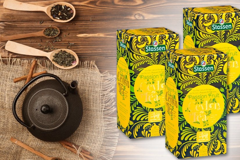 Černý čaj - Stassen Passion Fruit Black Tea 25 x 1,5 g