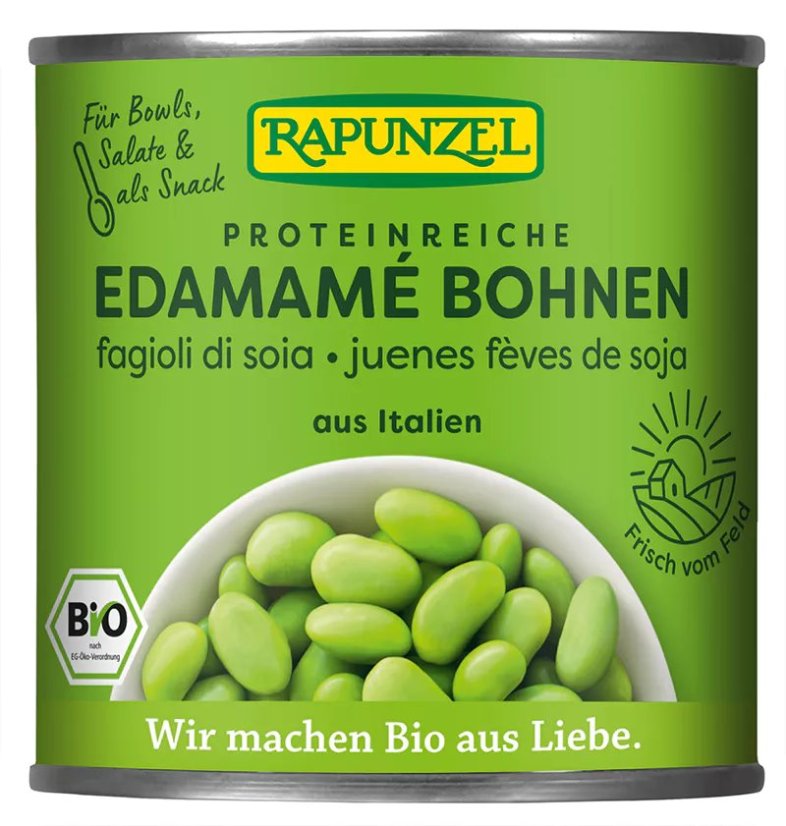 Bio sója edamamé sterilovaná RAPUNZEL 200 g