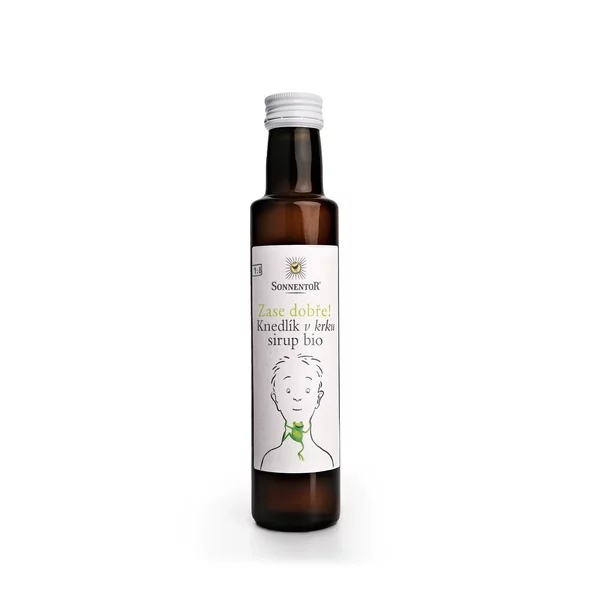 Zase dobře! Knedlík v krku sirup BIO Sonnentor 250 ml