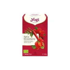 BIO Chili s příchutí jahody Yogi tea 17 x 2 g