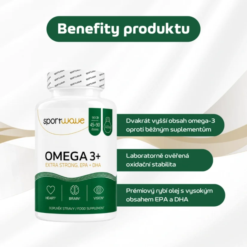 Omega 3 Extra Strong EPA+DHA 90 kapslí
