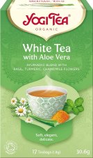 Bio Bílý s aloe vera Yogi Tea 17 x 1,8 g