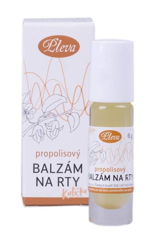 Propolisový balzám na rty kulička 1 kus