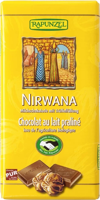 Bio čokoláda NIRWANA MLÉČNÁ RAPUNZEL 100 g Bio čokoláda NIRWANA MLÉČNÁ RAPUNZEL 100 g