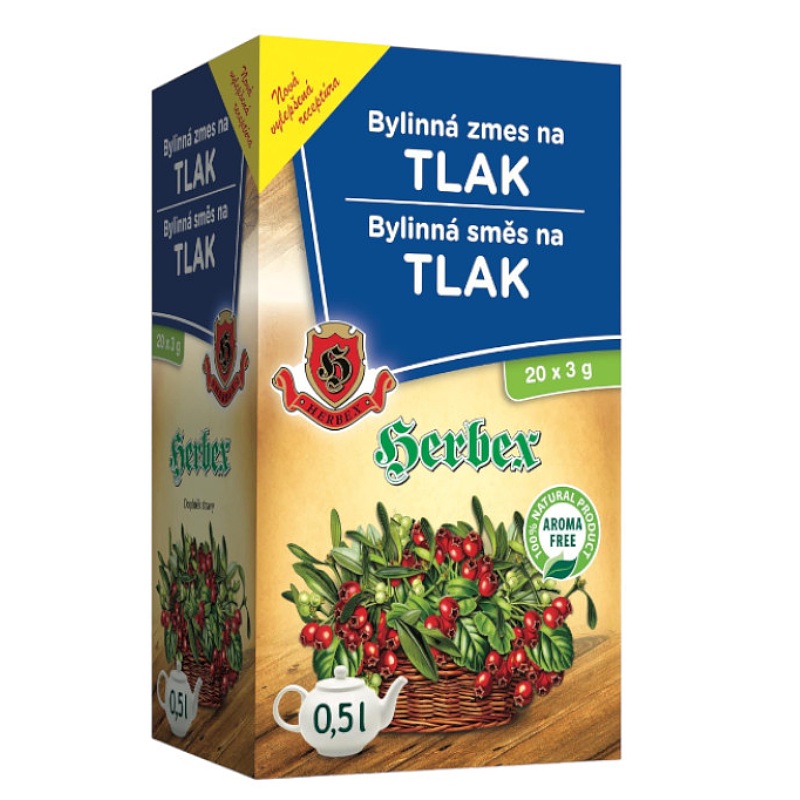 Čaj Bylinná směs na TLAK HERBEX 20 x 3 g Čaj Bylinná směs na TLAK HERBEX 20 x 3 g