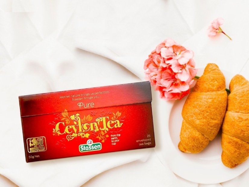 Černý čaj - Stassen Pure Ceylon Tea 25 x 2 g