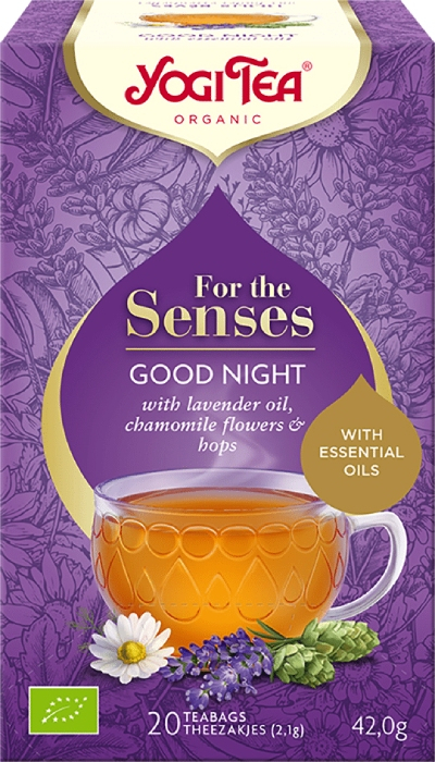 Bio Pro smysly - Dobrou noc Yogi Tea 17 x 2,1 g