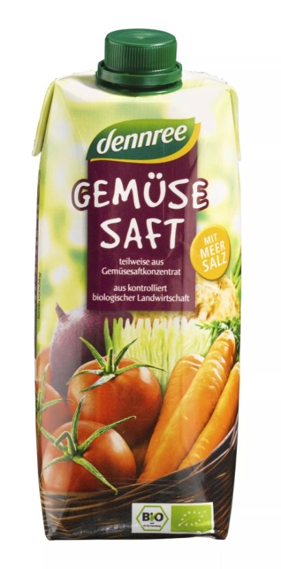 BIO Zeleninová šťáva 500 ml BIO Zeleninová šťáva 500 ml