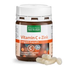 Vitamin C + Zinek postupné uvolňování 60 kapslí