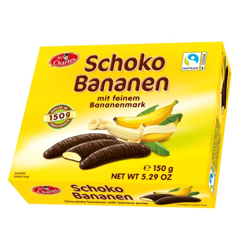 Banánky v čokoládě Sir Charles 150 g