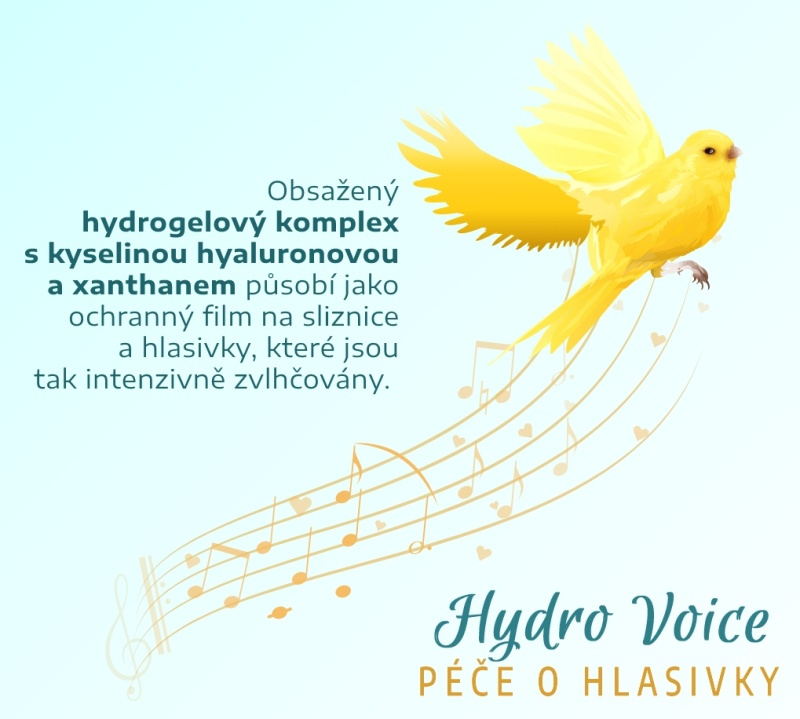 Hydro-Voice Péče o hlasivky 150 pastilek