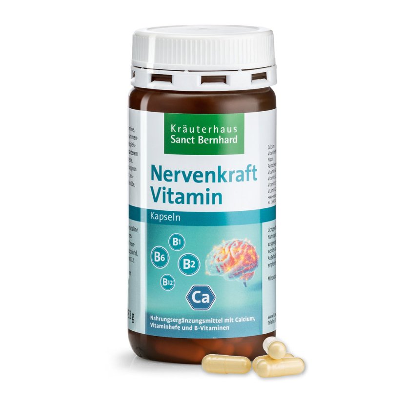 Nervenkraft - vitamínové kapsle 180 kapslí