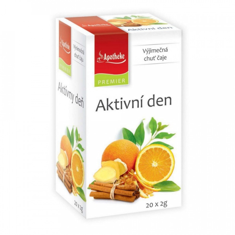 Aktivní den čaj Apotheke PREMIER 20 x 2 g