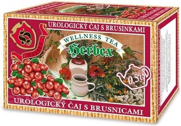 Urologický čaj s brusinkami HERBEX 20 x 3 g Urologický čaj s brusinkami HERBEX 20 x 3 g