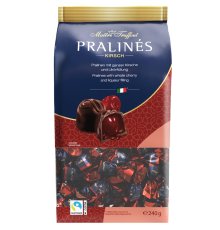 Pralinky v hořké čokoládě s třešní s likérem 240 g