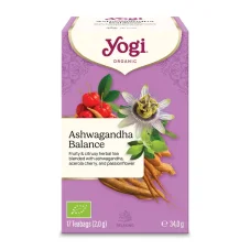 BIO Ashwagandga Balance Yogi tea 17 sáčků 34 g