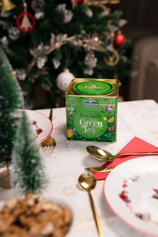 Zelený čaj - Stassen Green Tea plech 100 g