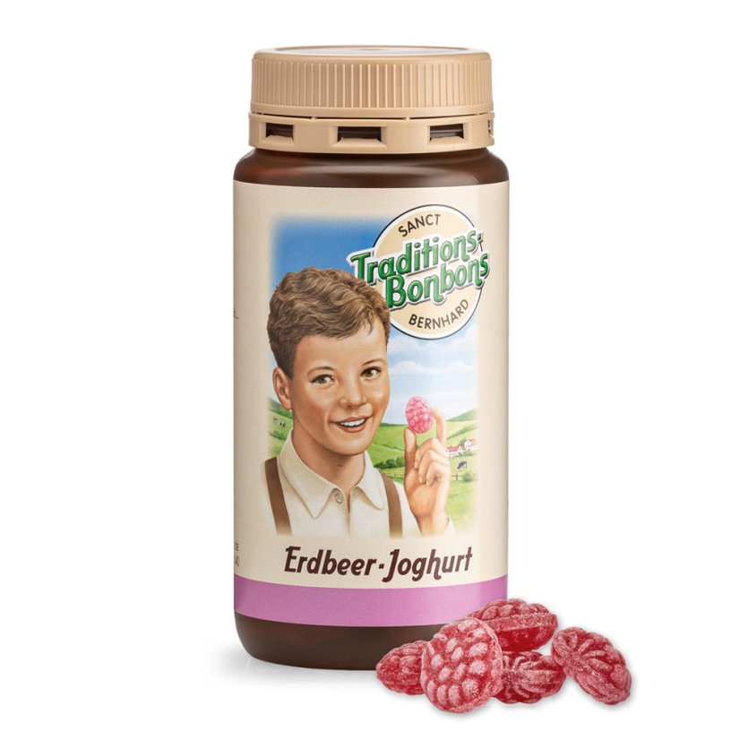 Tradiční bonbóny Jahoda a Jogurt 170 g