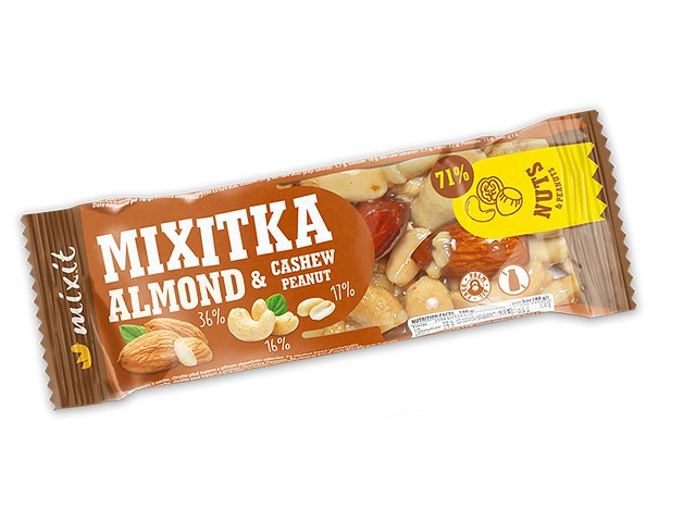 Mixitka oříšková BEZ LEPKU - Mandle + Kešu 40 g