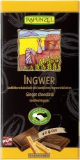 Bio hořká čokoláda se zázvorem RAPUNZEL 80 g
