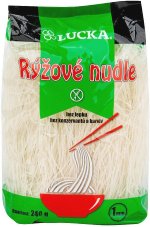 Těstoviny Rýžové nudle 1 mm LUCKA 240 g
